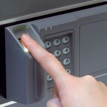 指紋認証耐火金庫