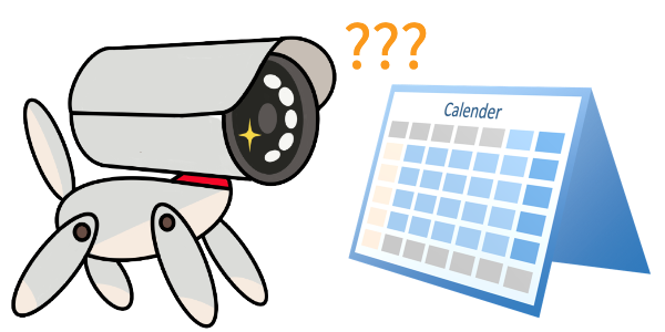 設定条件によって録画期間が変わります