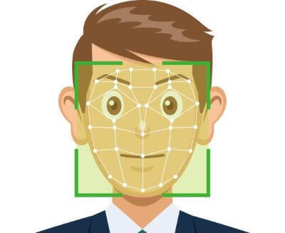 顔認証イラスト